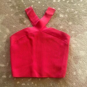 Aritiza sculpt knit crop top